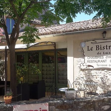 Auberge Le Bistrot De Lussan Lussan  Dış mekan fotoğraf
